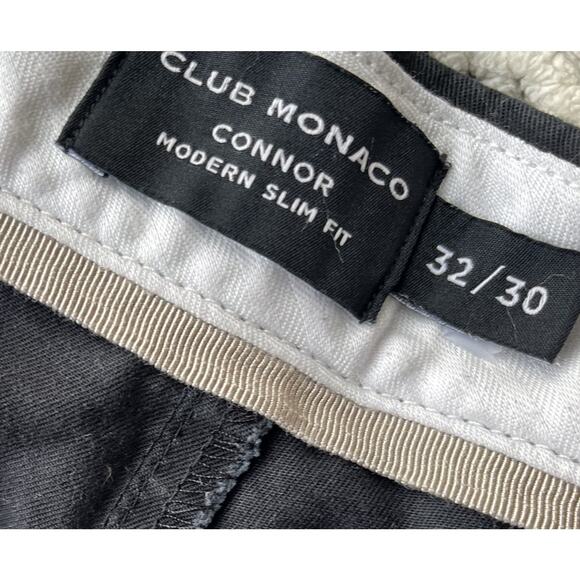 Men’s Club Monaco Connor Modern-Fit Pants – Black – Size 32x30 - Picture 5 of 7